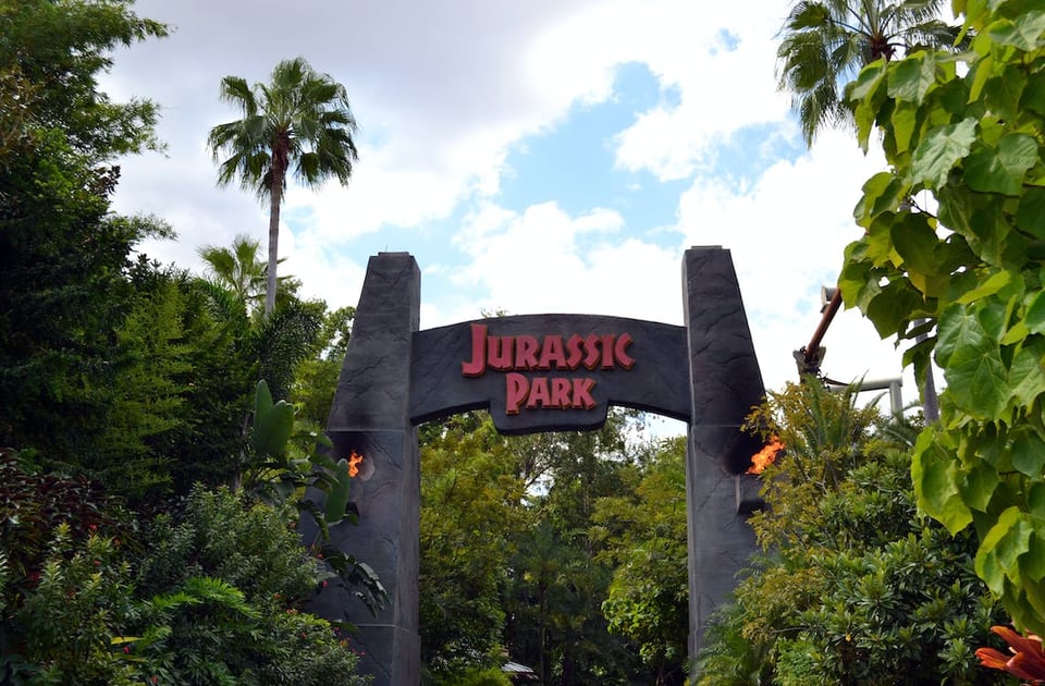 jurassic park entrance