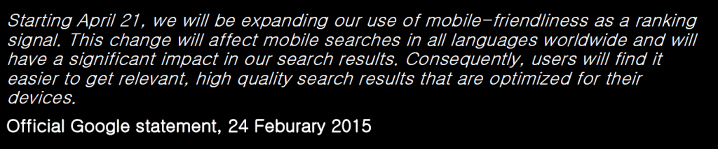 Google Statement