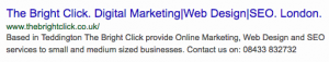 The Bright Click - Title & Meta description